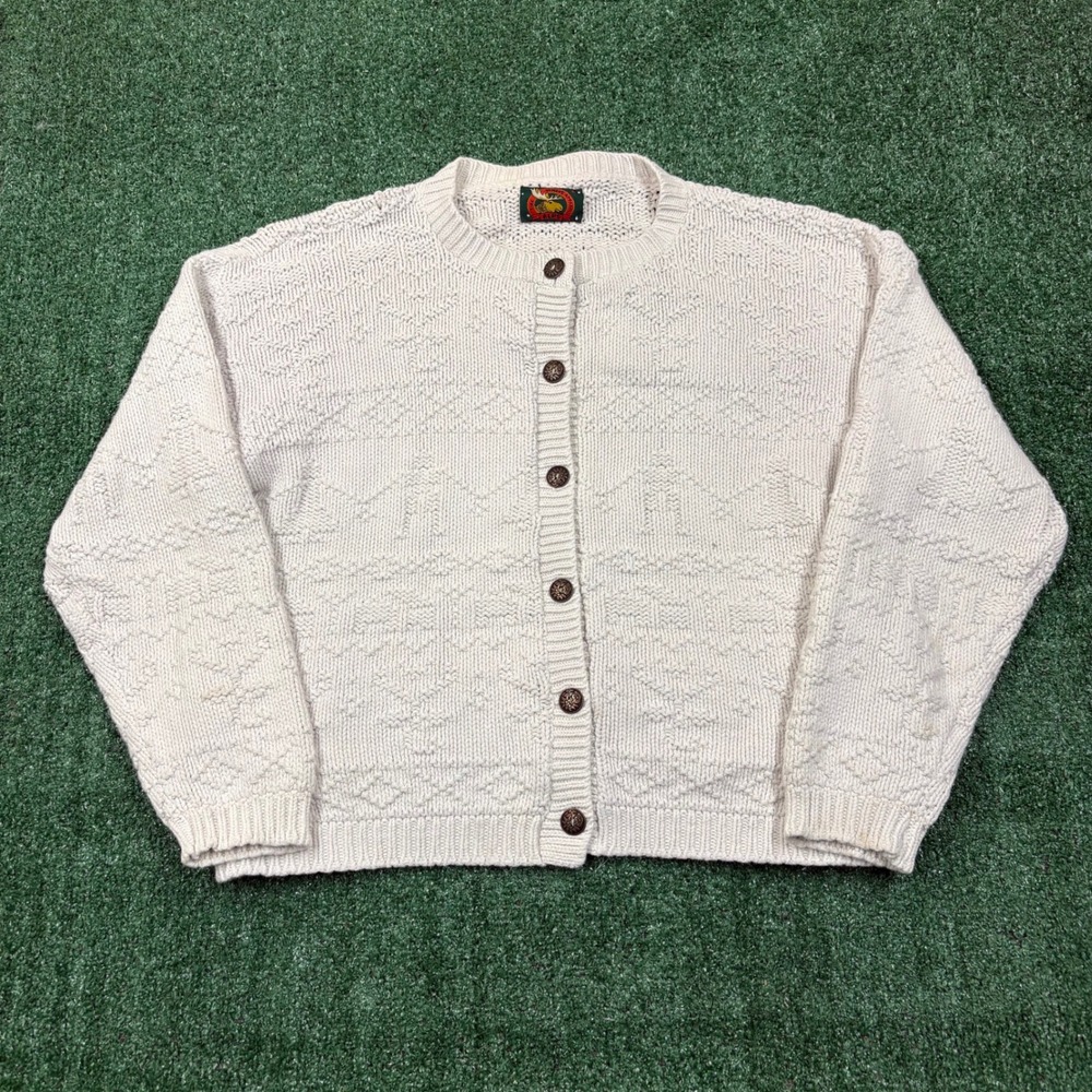 Vintage 90s Alps Cardigan Sweater